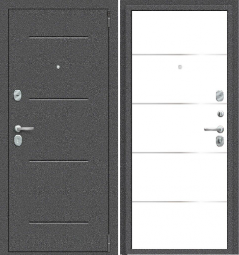 Porta R 104.П50 (IMP-6) Антик Серебро-Super White
